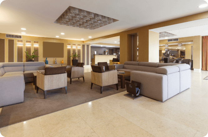 ホテルのフロント